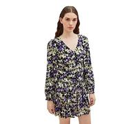 TOM TAILOR Denim Women's 1038129 Blouse, 32418 - Lilac Green Flower Print,