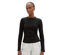 TOM TAILOR Denim Women's Long-Sleeved T-Shirt, 14482 - Deep Black, M