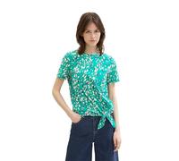 TOM TAILOR Denim Women's 1040186 T-Shirt, 35333-Abstract Green Dot Print, S