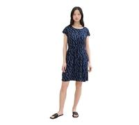 TOM TAILOR Denim Women's 1040671 Dress, 34682-Navy Blue Heart Print, XL