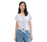 TOM TAILOR Denim Women's 1041986 Blouse, 35562 - Light Blue White Small Stripe,