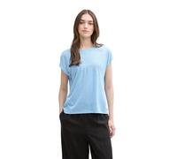 TOM TAILOR Denim Women's 1045446 T-Shirt, 37813-Blue White Stripe, L