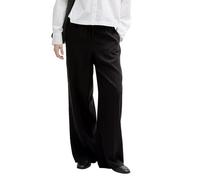 TOM TAILOR Denim Women's 1045994 Wide Leg Pant, 14482-Deep Black, S