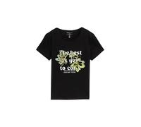 TOM TAILOR Denim Women's 1046547 T-Shirt, 14482-Deep Black, XS