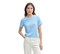 TOM TAILOR Denim Women's 1046550 T-Shirt, 37813-Blue White Stripe, M
