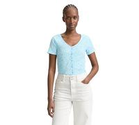TOM TAILOR Denim Women's 1046553 T-Shirt, 38267-Small Flower Print, L