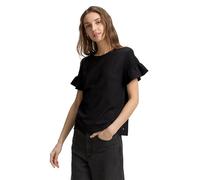 TOM TAILOR Denim Women's 1046554 T-Shirt, 14482-Deep Black, XS