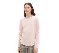 TOM TAILOR Denim Women's Basic Long-Sleeved Shirt, 14557 - Light English Rose, S