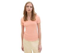 TOM TAILOR Denim Women's 1041410 T-Shirt, 35155-Burnt Terracotta, L