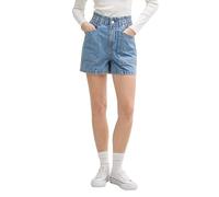 TOM TAILOR Denim Women's Bermuda Jeans Shorts, 10113 Clean Mid Stone Blue Denim, XS