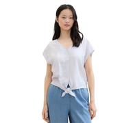 TOM TAILOR Denim Women's 1041986 Blouse, 35562-Light Blue White Small Stripe, XL