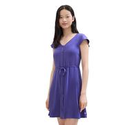 TOM TAILOR Denim Women's 1041995 Dress, 35362-Vibrant Purple, L