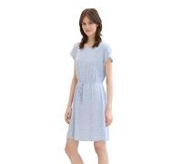 TOM TAILOR Denim Women's Dress, 36045 - Mid Blue Flower Print, XXL