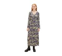 TOM TAILOR Denim Women's 1038149 Dress, 32418-Lilac Green Flower Print, XL