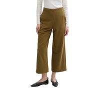 TOM TAILOR Denim Women's 1042304 Culotte High Waist Pant, 10370-Golden Olive Green, L