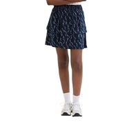 TOM TAILOR Denim Women's 1040886 Mini Skirt, 34682-Navy Blue Heart Print, S