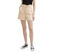 TOM TAILOR Denim Women's Paperbag Relaxed Fit Shorts with Tie Belt, 14460 - Light Breeze, XS