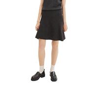TOM TAILOR Denim Women's Skater Mini Skirt, 10522-shale Grey Melange, XL