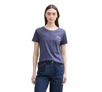 TOM TAILOR Denim Women's 1046576 T-Shirt, 13180-Foggy Ocean Blue, S