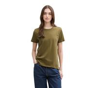 TOM TAILOR Denim Women's T-Shirt, 37798 - Warm Moss Green, XL