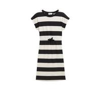 TOM TAILOR Girl's 1046345 Dress, 37808-Black and White Bold Stripe, 140