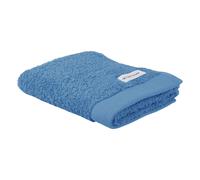 Herding Tom Tailor Guest Towels, Set of 6, 30 x 50 cm, 100% Cotton/Terry Towels, with Hanger and Label with Logo, Colour Bath Towel, Cool Blue