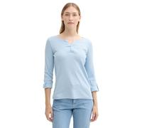 Tom Tailor Henley 3/4 Sleeve T-shirt Blue XS Woman