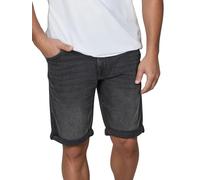 TOM TAILOR Jeans Shorts Men's Stretch Short Regular Slim Fit Josh Shorts Bermuda Shorts Summer Denim Plain Blue Black 30 31 32 33 34 36 38 40 42, Black Wash (10270), 32W