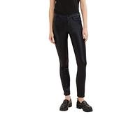 TOM TAILOR Ladie's 1034226 Alexa Slim Jeans Coated, 14482-Deep Black, 25W / 30L