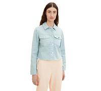 TOM TAILOR Ladie's 1035325 Denim Jacket, 30463-Dusty Mint Blue, S
