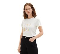 TOM TAILOR Ladie's 1035378 T-Shirt, 10332-Off White, L