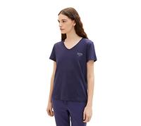 TOM TAILOR Ladie's 1035853 T-Shirt, 11331-Atlantic Ocean Blue, L