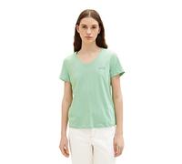 TOM TAILOR Ladie's 1035853 T-Shirt, 31034-Okra Green, L