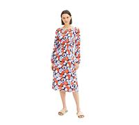 TOM TAILOR Ladie's 1035861 Dress, 31116-Navy Flower Design, 40
