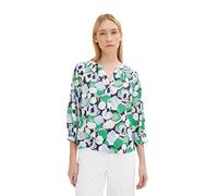 TOM TAILOR Ladie's 1035880 Blouse, 31572-Green Flower Design, 34