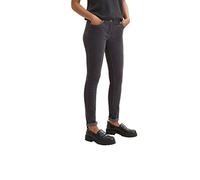 TOM TAILOR Ladie's 1034190 Alexa Slim Velvet Pants, 15417-Evident Anthracite, 34W / 30L