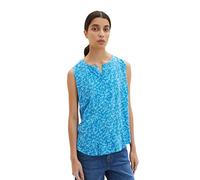 TOM TAILOR Ladie's 1035254 Blouse, 31746-Blue Geo Design, 38