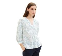 Tom Tailor Ladies Blouse 1035880, 31282 - Blue Small Wavy Design, 32