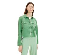 TOM TAILOR Ladies Denim Jacket 1035325, 31034 - Okra Green, Small