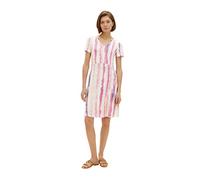TOM TAILOR Ladies Dress 1035234, 31722 - Pink Tie Dye Stripe, 38