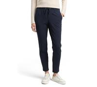 TOM TAILOR Ladies Jersey Loose Fit Trousers 1008375, 10360 - Azul Marino Real, 38W / 32L