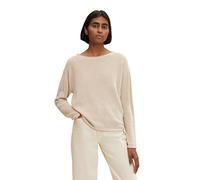 TOM TAILOR Ladies Knitted jumper with structure 1033125, 30438 - Beige Bubble Structure, XL