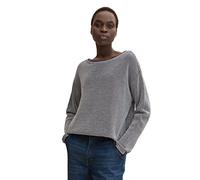 TOM TAILOR Ladies Knitted jumper with structure 1033125, 30582 - Navy Bubble Structure, XS