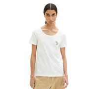 TOM TAILOR Ladie's 1035471 T-Shirt, 10315-Whisper White, XS