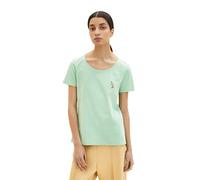 TOM TAILOR Ladies T-Shirt 1035471, 31034 - Okra Green, Small