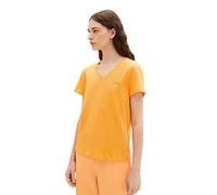 TOM TAILOR Ladie's 1035853 T-Shirt, 29751-Bright Mango Orange, XXS