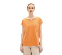 TOM TAILOR Ladie's 1035892 T-Shirt, 29751-Bright Mango Orange, XXS