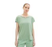 TOM TAILOR Ladies T-Shirt 1035892, 31034 - Okra Green, 2X-Large