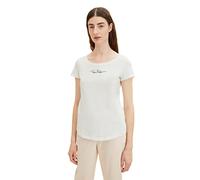 TOM TAILOR Ladie's 1036192 T-Shirt, 10315-Whisper White, XL