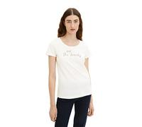 TOM TAILOR Ladie's 1036193 T-Shirt, 10315-Whisper White, XS